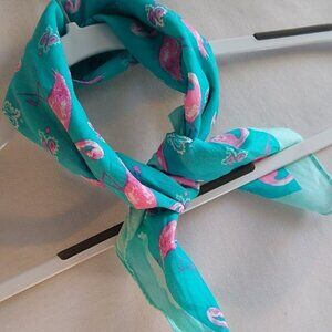 3/$15 pink flamingo bandana scarf